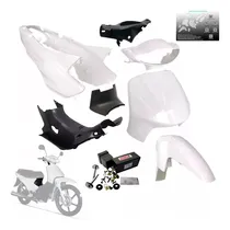 Comprar Kit Plasticos Motomel Blitz 110 10 P Blanco Tornillos Calcos