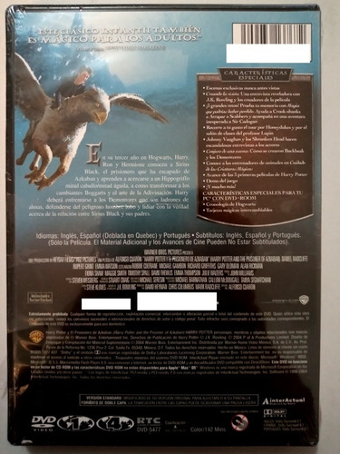 Harry Potter Y El Prisionero De Azkaban Dvd Nuevo (Usado)