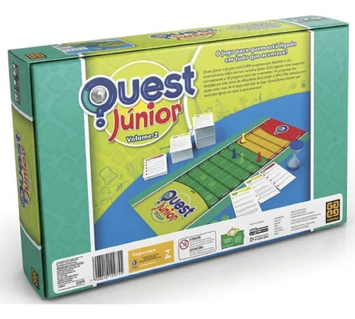 Jogo Grow Quest Júnior Volume 2 2000 Perguntas