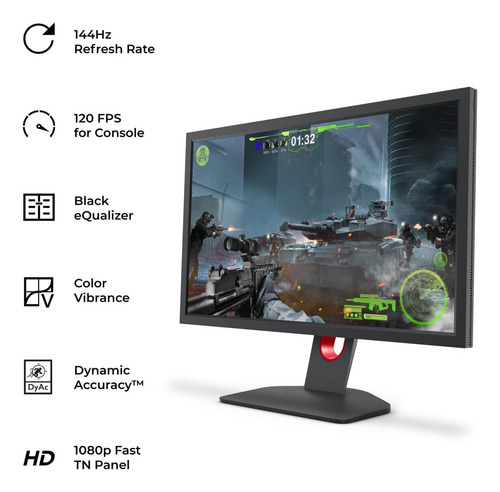 Monitor Benq Gaming Zowie Xl2411k 24 Pulgadas Fhd 144 Hz