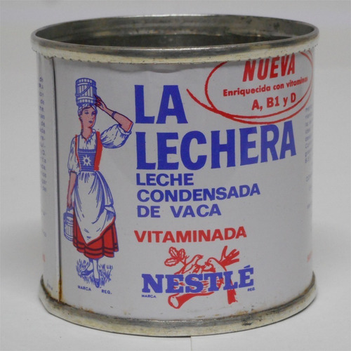 Mini Lata La Lechera Nestle Antigua De Colección 70´s / D-2 (Usado)