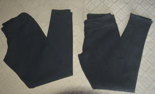Calzas Algodón Negras-ropa Niña 9-12 Años