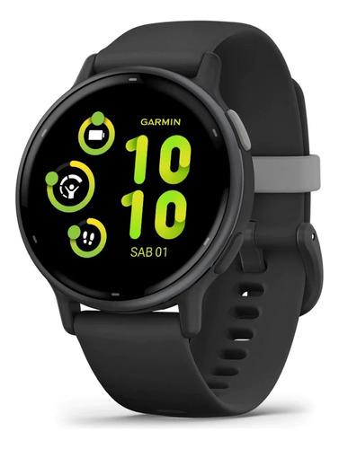 Smartwatch Garmin Vívoactive Vivoactive 5 1.2" caja 42mm, malla  negra 010-02862-11