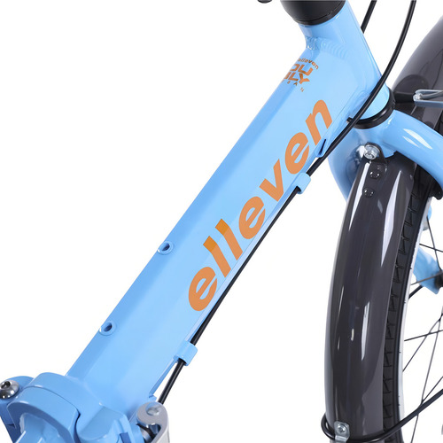 Bicicleta Dobrável Em Alumínio Aro 20 6v Dubly Shimano Azul