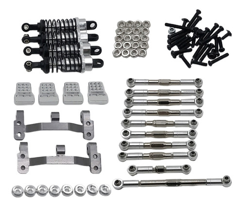 1/16 Rc Repuesto Kit De Metal Amortiguador Para Wpl C14 C24