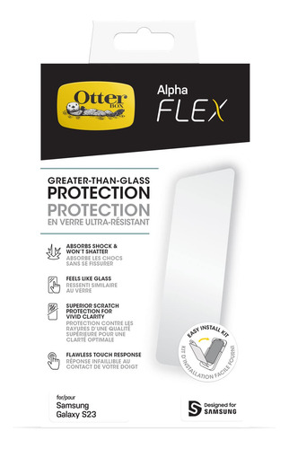 Protector De Pantalla Otterbox Alpha Flex Antimicrobial Gala