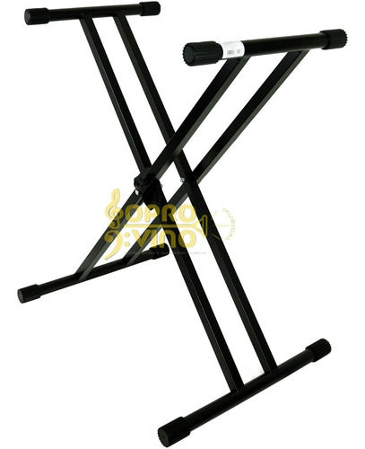 Imagem 3 de 10 de Suporte Duplo C/ Trava Teclado Piano Digital Frete Grát 2040