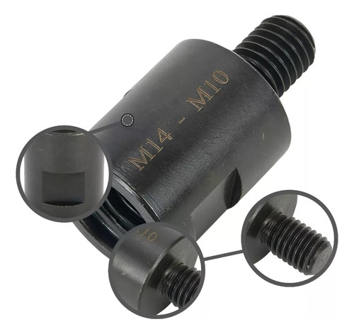 Adaptador Eixo De Rosca M10 M14 Lixadeira Esmerilhadeira
