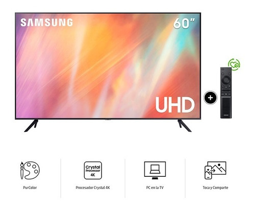 Tv Samsung 4k Ultra Hd Smart Tv 60  Un60au7000g