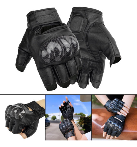 Guantes De Medio Sin Dedos Para Entrenamiento De De M
