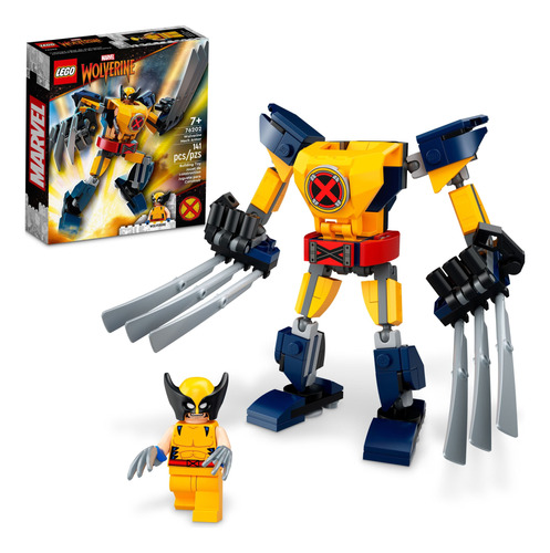 Kit De Construcción Lego Marvel Wolverine Mech Armor 76202;