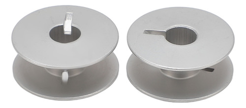 Bobbins Sewing 55623a, Aluminio Oxidado, Ranurado, Color Bla