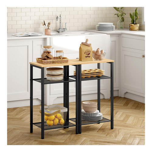 Mesa Auxiliar De Nivel De 3 Niveles Hoctieon, Mesa Mesa Con