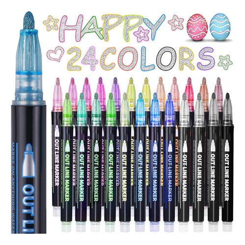 Yangmei Shimmer Markers Rotuladores De Contorno, Útiles Esc