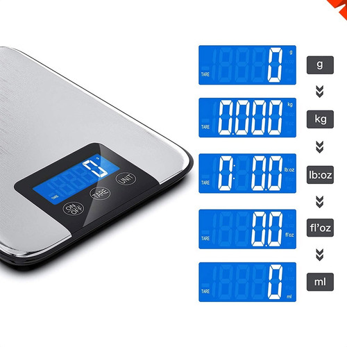 Imagen 2 de 3 de Balanza Digital Nicewell Gramera 15kg Alta Precisión Liviana