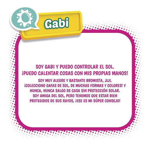 Super Cute Gabi Heroína Biberón C/luz Orig Next Point