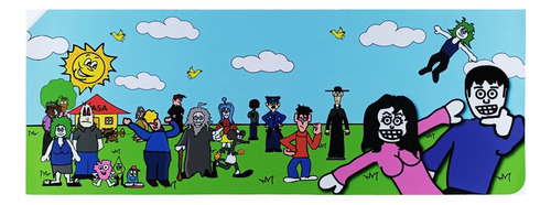 Mouse Pad Gamer Alejo Y Valentina Oficial Combinado Alejo Y Valentina