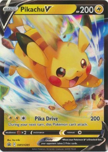 Pikachu V Swsh285 Promo Ultra Raro Pokemon Tcg