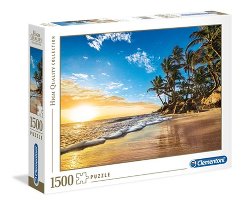 Puzzle Rompecabeza Clementoni X1500 Piezas Amanecer Tropical