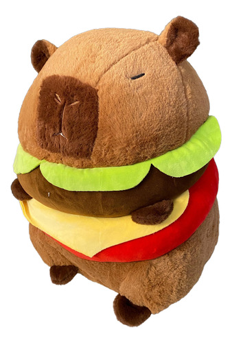Peluche Con Manta Capibara 40cm Capibara Hamburguesa