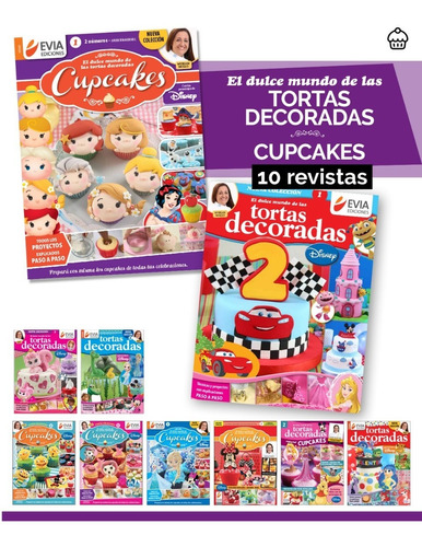 10 Revistas Evia Decoración De Tortas Y Cupcakes