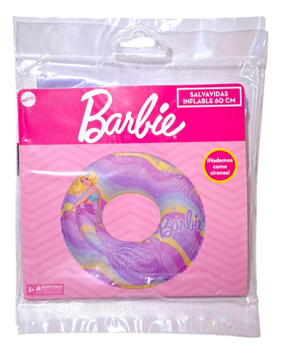 Cyc Salvavidas Inflable Aro Flotador Barbie 60 Cm T378326