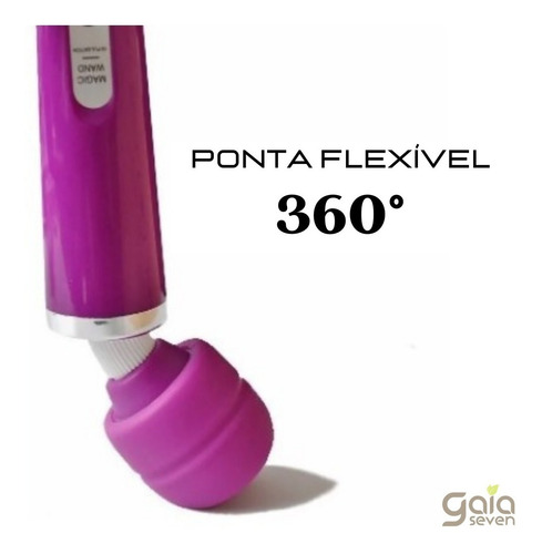 Imagem 2 de 10 de Massageador Varinha Mágica Corporal 9000 Rpm Fisioterapia