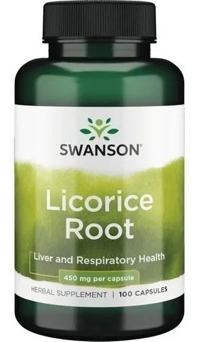 Licorice Root/raiz De Regaliz Swanson 450mg 100caps