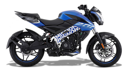 Calcos Bajaj Rouser Ns 200 Azul Diseño Mission Winnow