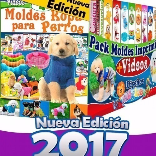 Kit Imprimible Ropa Perro Hazla Tu Misma Moldes Y Mas V4