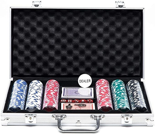 Fichas Poker De Texas Hold'em Con Caja De Aluminio