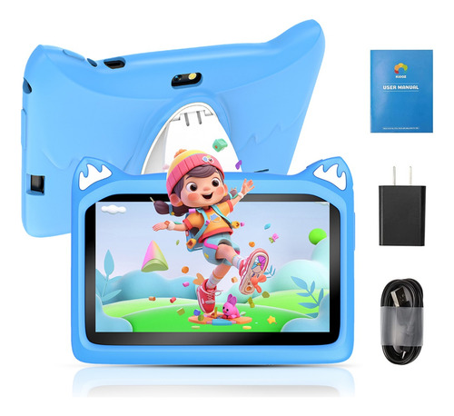 Tablet Para Niños Android 11 32gb 2gb Tableta Wifi Con Funda