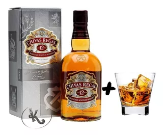 Whisky Chivas Regal 12 500ml Escoces + Vaso Whisky Urquiza