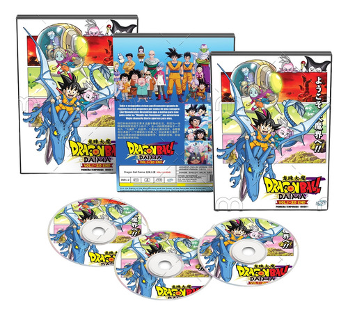 Dvd Série Dragon Ball Daima 1a Temporada Completa Dublada