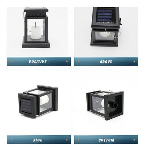 Nuevo Farol Colgante R Solar Con Forma De Vela For