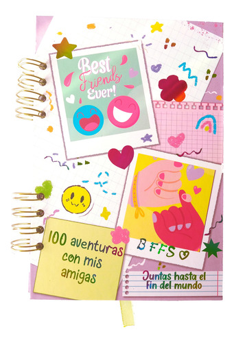 Libro 100 Aventuras Con Mis Mejores Amigas Personalizado