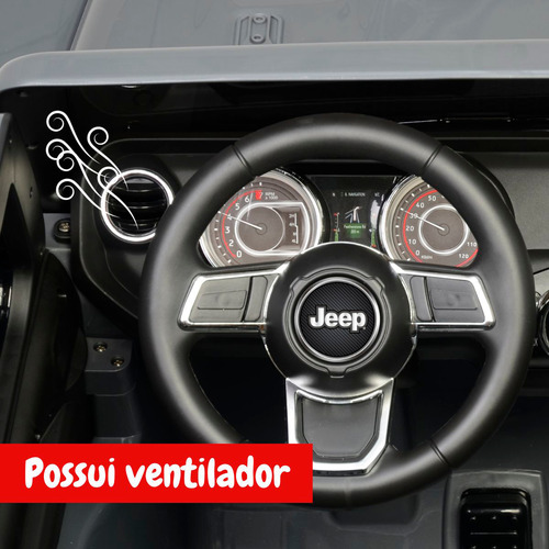 Mini Carro Elétrico 4x4 Jeep Gladiator Rubicon Vermelha 12v