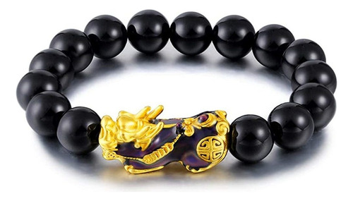 Anriy Pulsera Feng Shui Pixiu Nature Obsidiana Riqueza