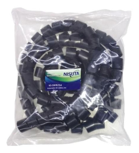 Imagen 3 de 5 de Ordenador Cubre Cables De 25mm X 2m Espiral C/ Accesorio