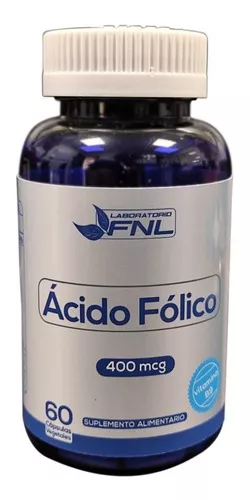 ÁCIDO FÓLICO, (60 cáps).