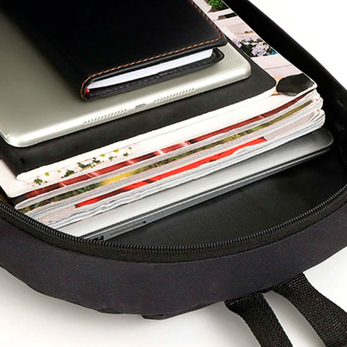 Mochila Urbana Porta Notebook Resistente Estudiantil Usb Color Gris