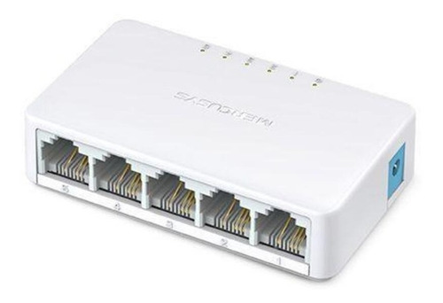 Imagem 1 de 5 de Kit 15 Switch De Mesa 5 Portas 10 100mbps Ms105 Mercusys