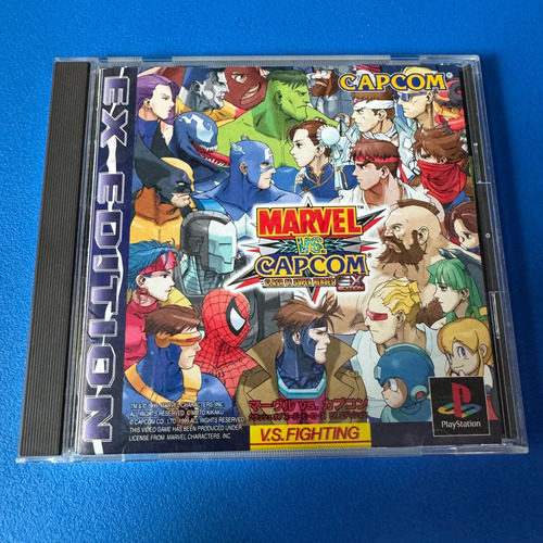 Marvel Vs Capcom Clash Of Super Heroes Ex Edition Ps1 Jp