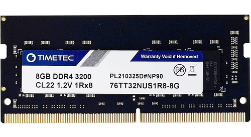 Memoria Ram 8gb Ddr4 3200mhz Sodimm Para Laptop