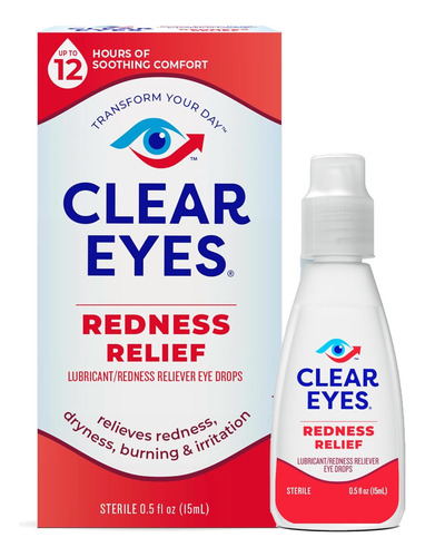 Gotas Clear Eyes Redness Relief Alivio Para Ojos Rojos 15ml