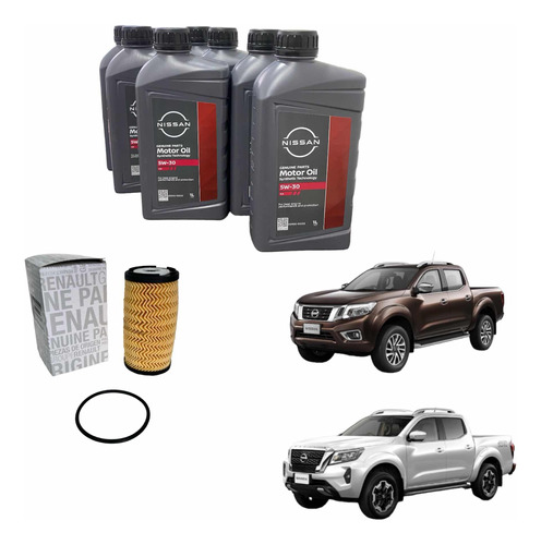 7 Litros Aceite 5w30 + Filtro Aceite Nissan Np300/navara2023