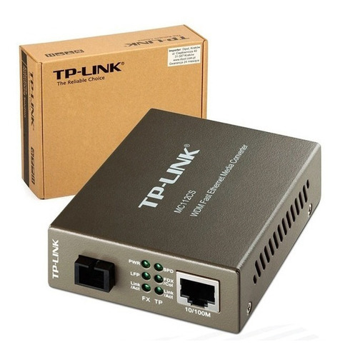 Convertidor Multimedia Tp Link Mc112cs Wdm 10/100mbps