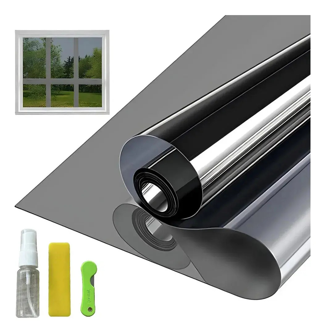 Película Privacidad Espejo Vinilo Autoadhesivo Banna 90x500cm Ventanas