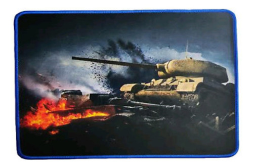 Mouse Pad Gamer Antideslizante Juegos Rectangular 29x25 Cm Color Negro Diseño Impreso Variado