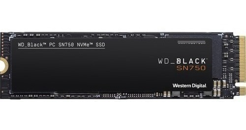 Ssd Gaming Wd Black Sn750 Nvme 1tb 3d Nand